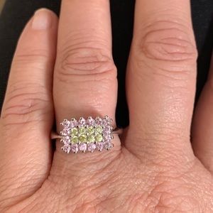 NWT Sterling Silver Semi Precious stone Ring Sz 8